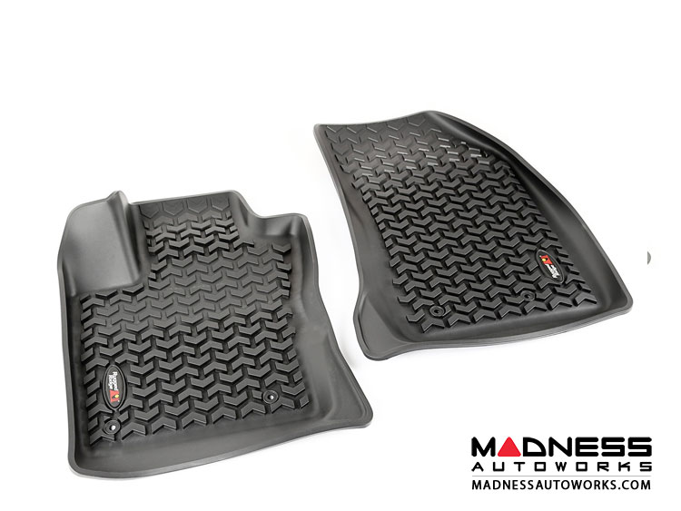Jeep Renegade Floor Liner Front by Rugged Ridge - All Weather - Black